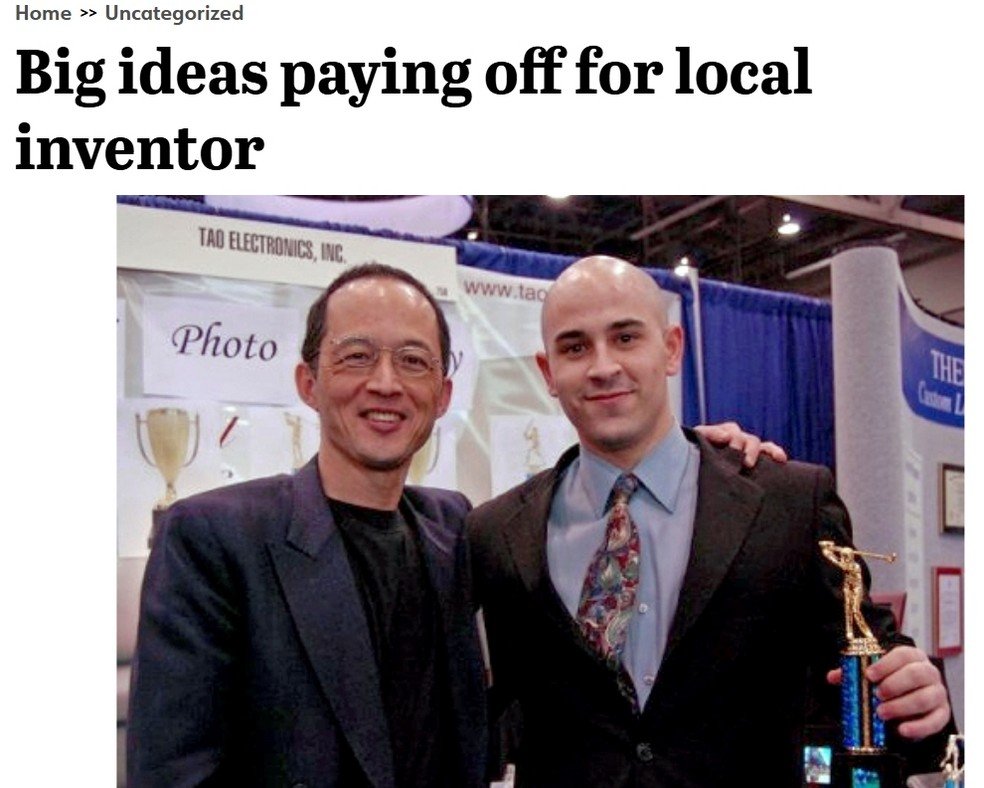 Las Vegas Review-Journal article: Big ideas paying off for local inventor